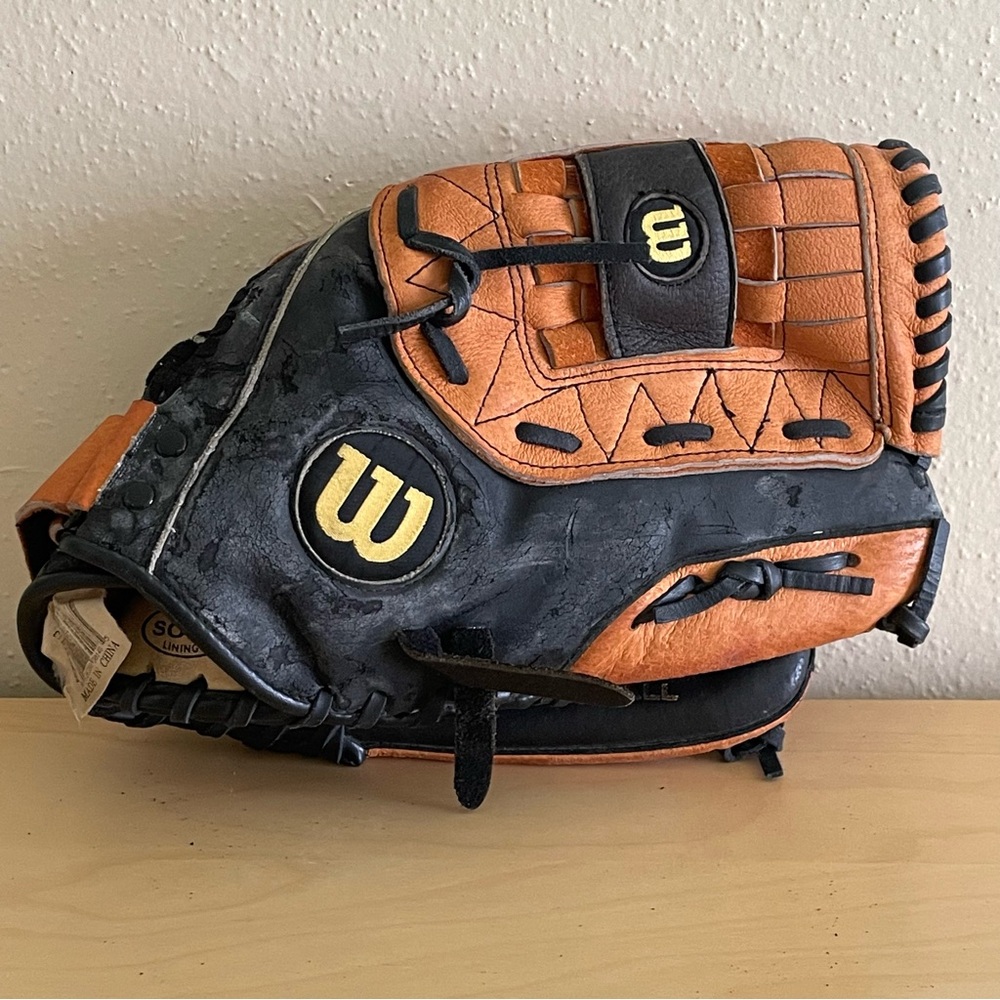 Wilson Softball Baseball Leather Glove 13” A0350 ES13 Left Handed